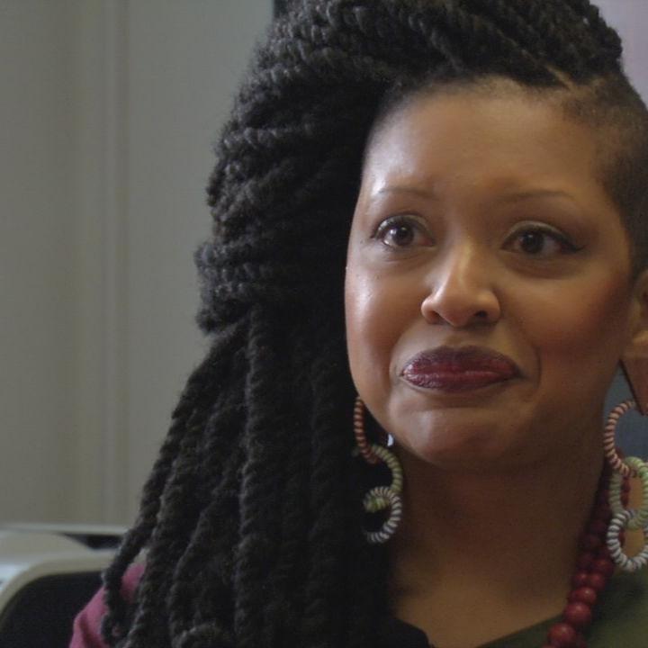 Jamiera Johnson, principal of Greenwood Elementary School